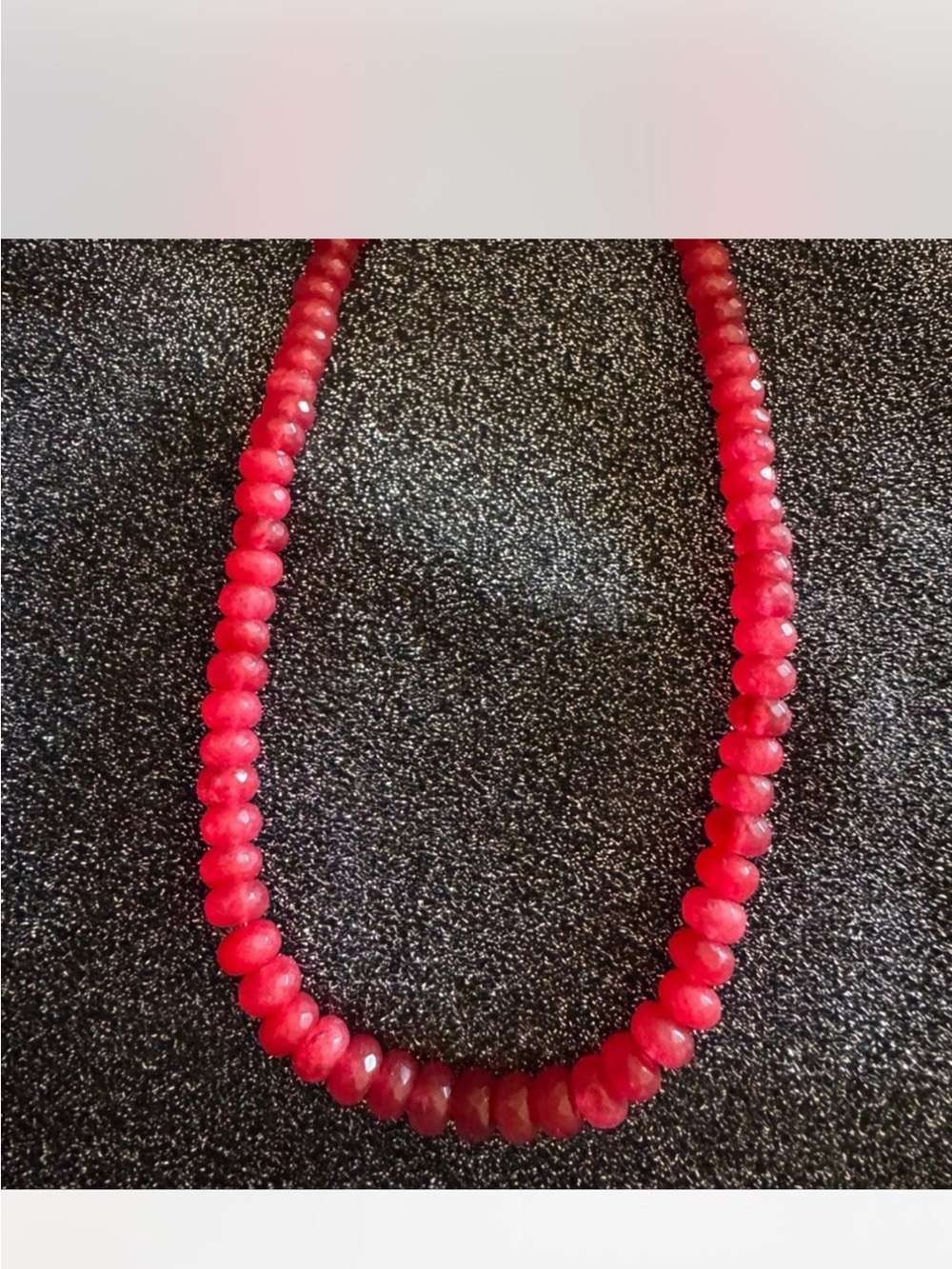 Ruby genuine 16ch Necklace - Elegant Women's Jewelry